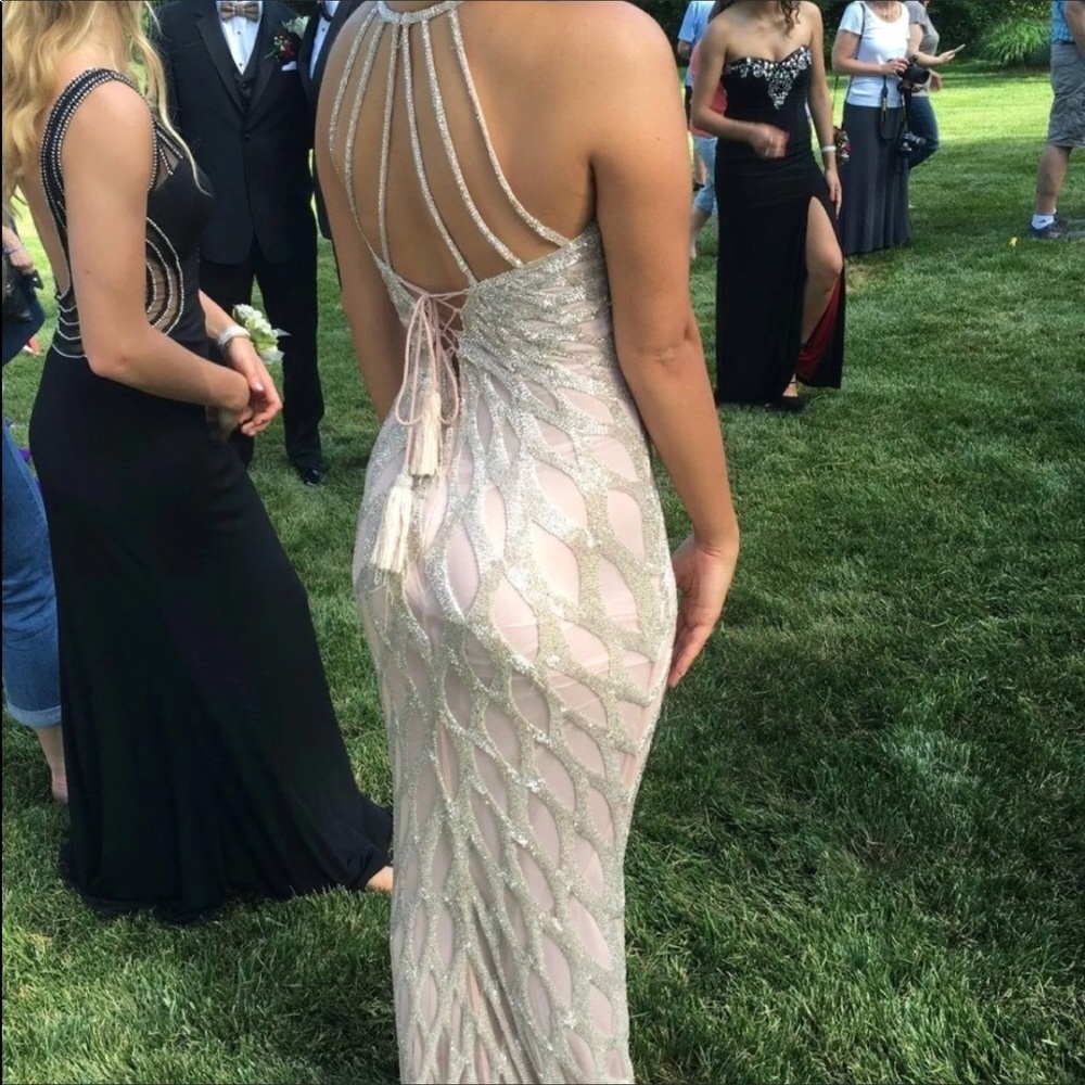 Sherri Hill Prom Dress Blush Pink 4, 6 worn once